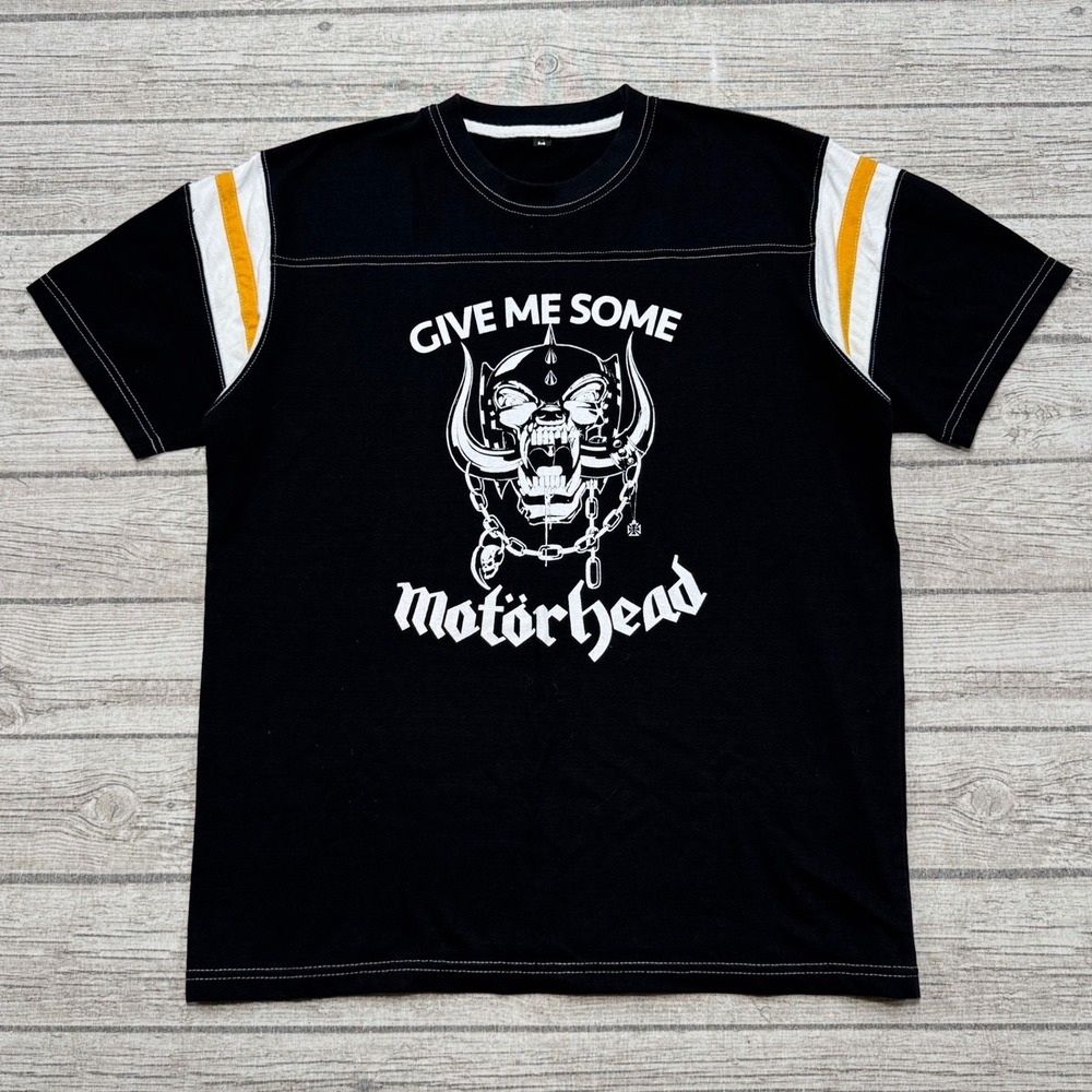 Give Me Some Motorhead T-Shirt Men's M Black Snaggletooth Graphic Heavy Metal